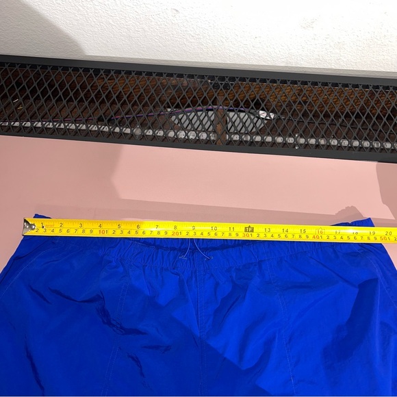 Pink Victoria Sercret Blue Elastic Waist Wide Leg Cargo Pants Size XXL w/Pockets - Picture 12 of 16